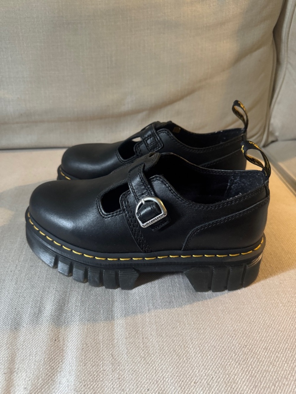 Dr. Martens Black Mary Jane Platform